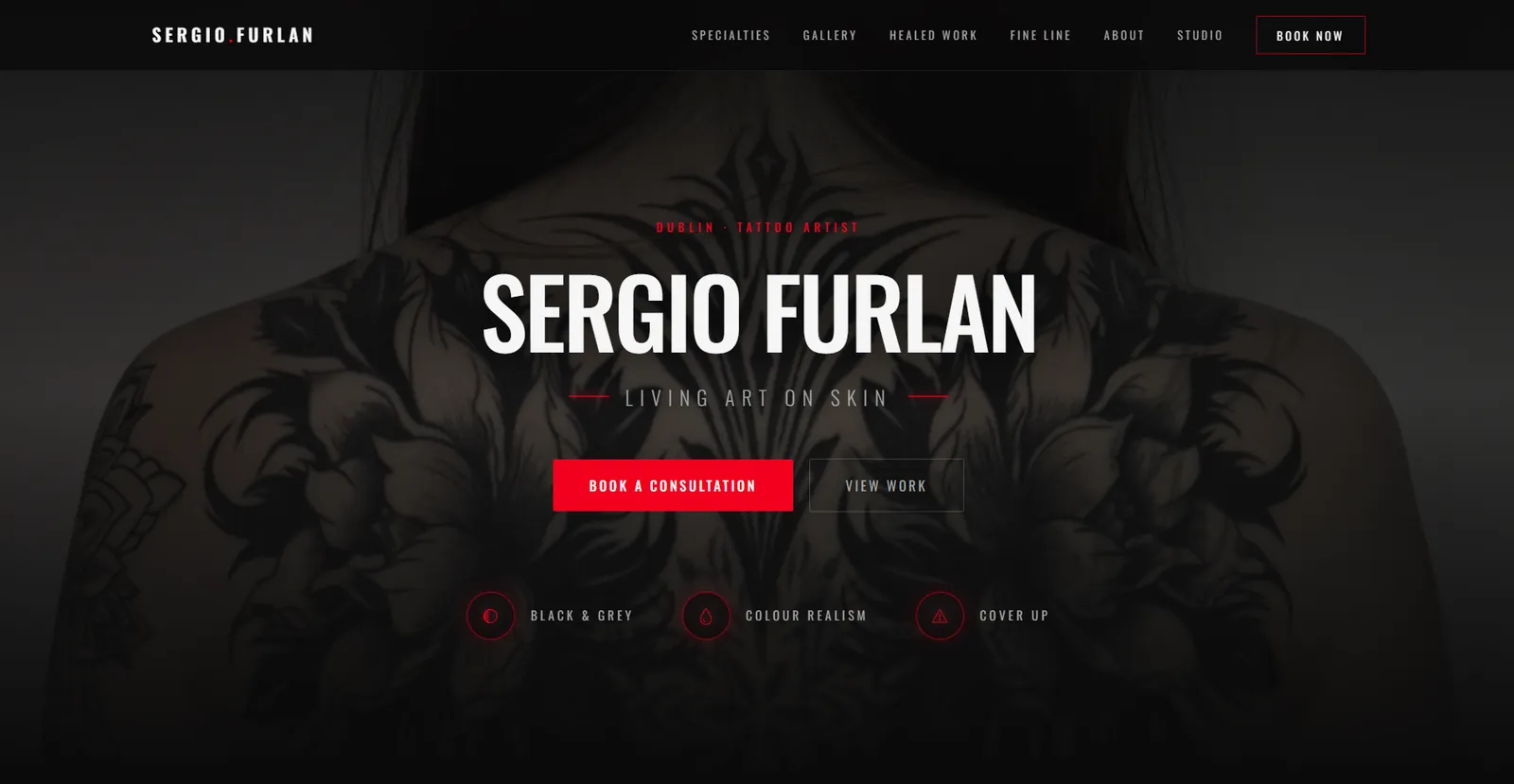Sergio Furlan website preview