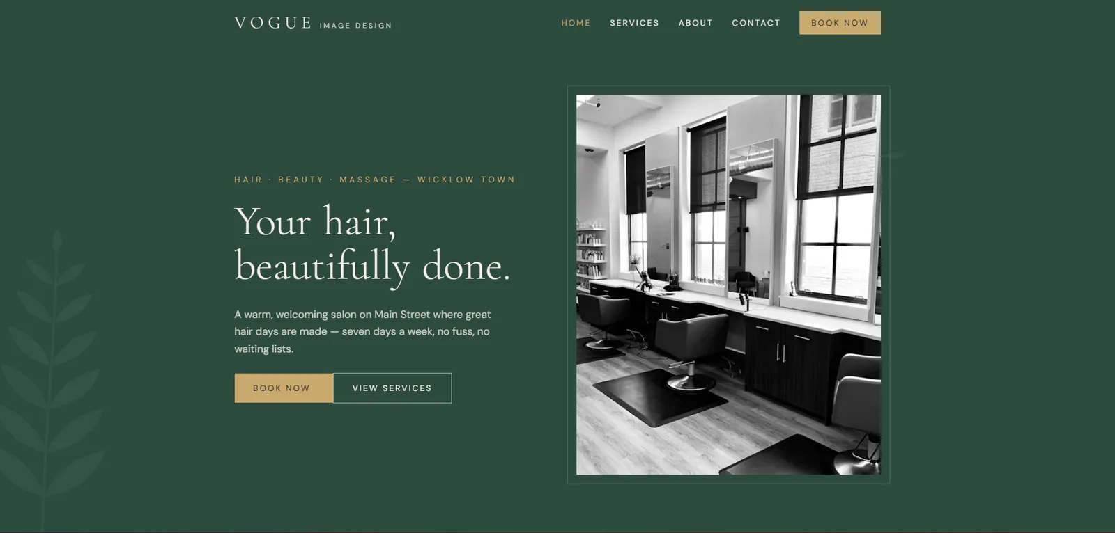 Vogue Image Design website preview